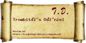 Trombitás Dániel névjegykártya