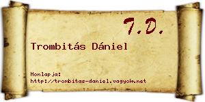Trombitás Dániel névjegykártya
