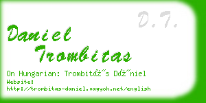 daniel trombitas business card